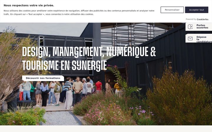Screenshot of campuslandes.com