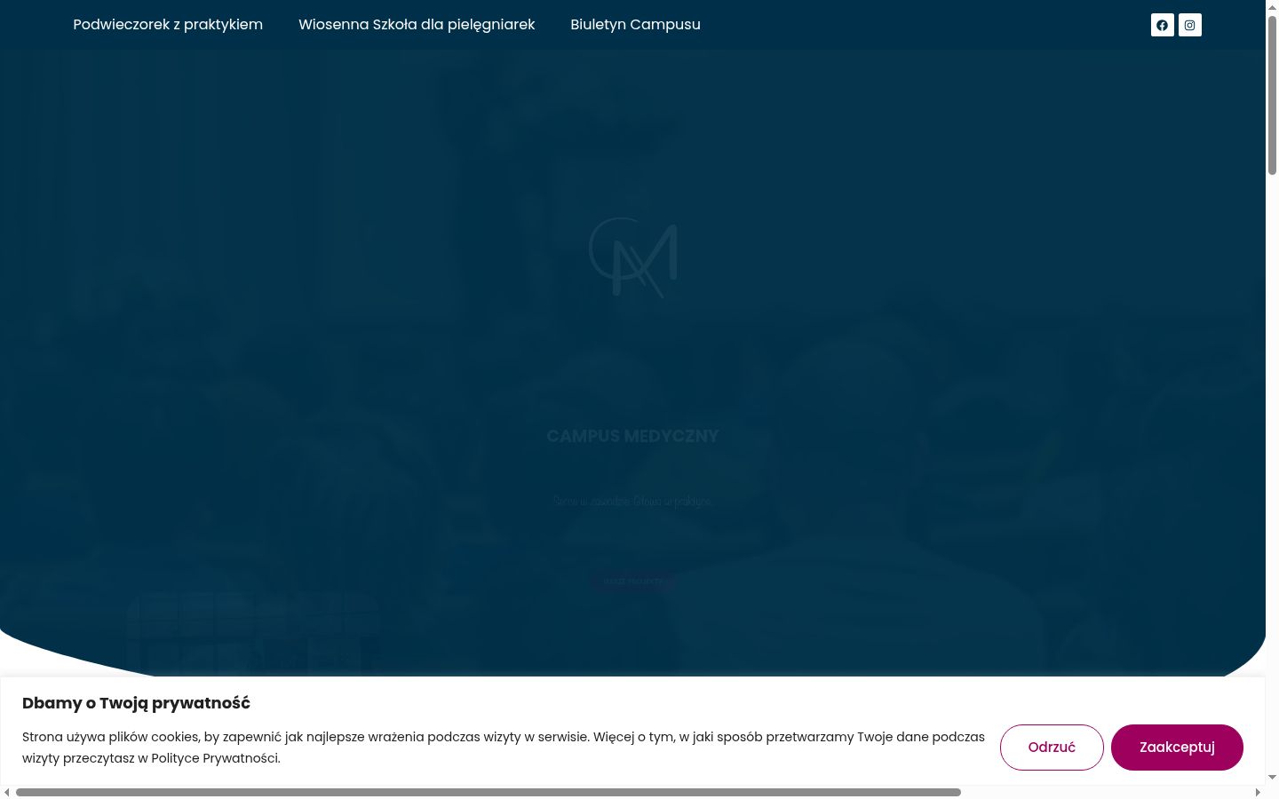 Screenshot tal-banner tal-kunsens muri qabel kwalunkwe interazzjoni