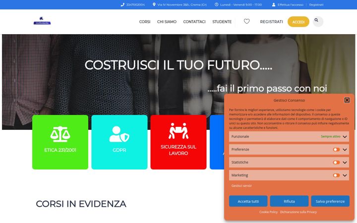 Screenshot of campusnssi.it