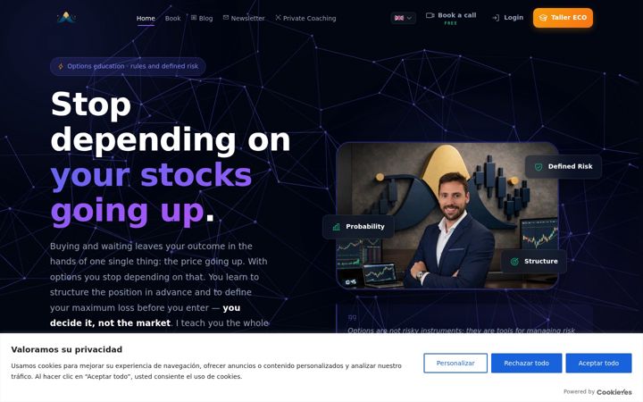 Screenshot of campusopciones.com
