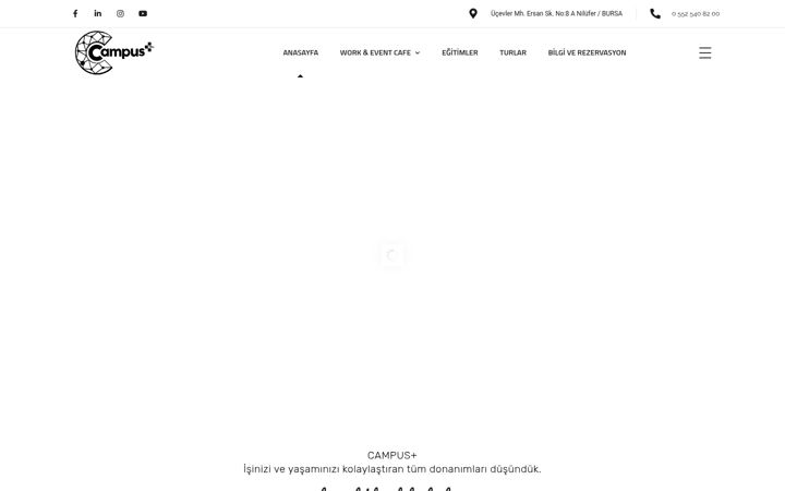 Ekrano kopija campusplus.com.tr