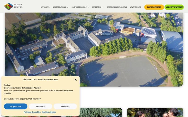 Skærmbillede af campuspouille.fr