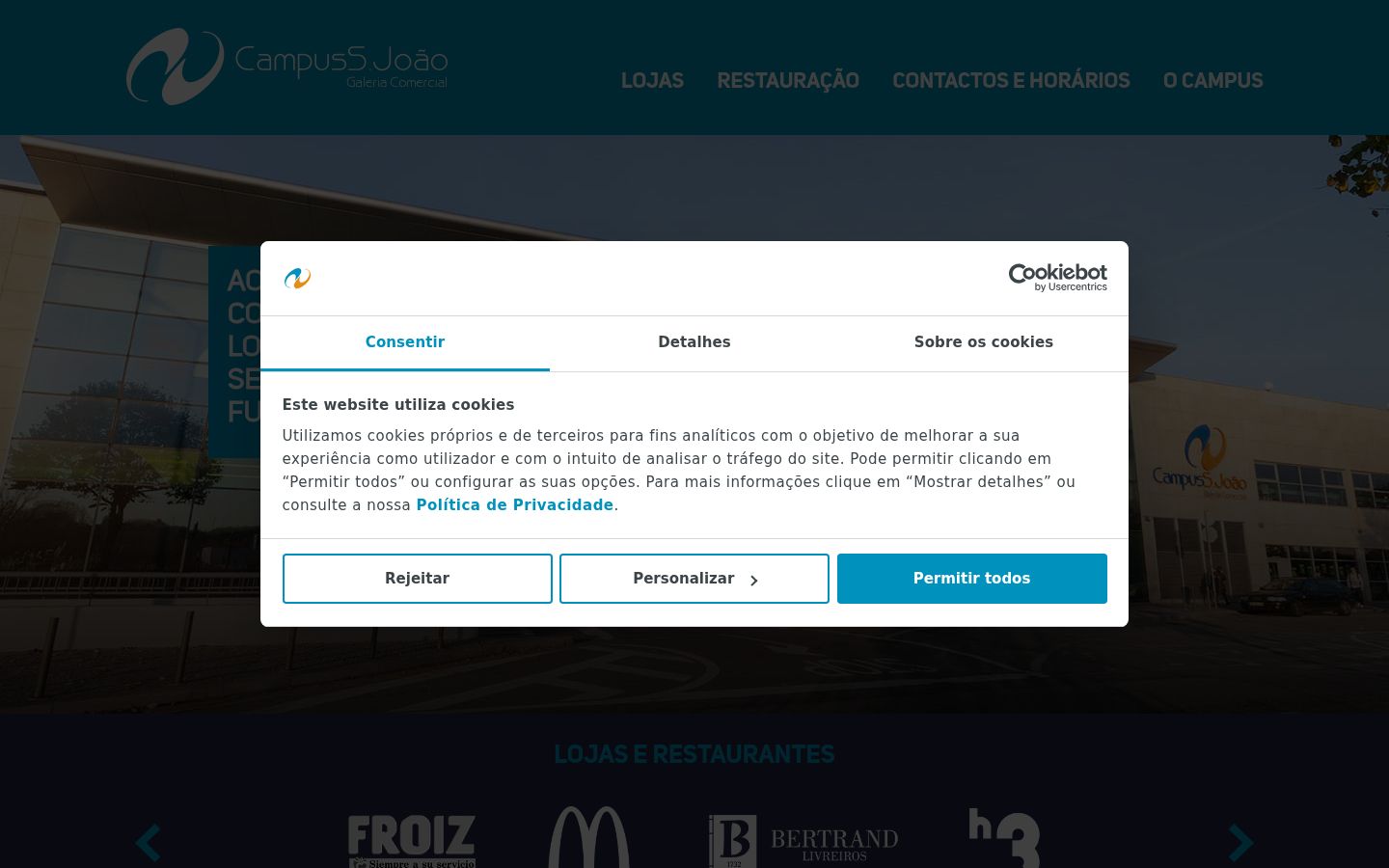 Sutikimo reklamjuostės, rodytos prieš bet kokią sąveiką, ekrano kopija