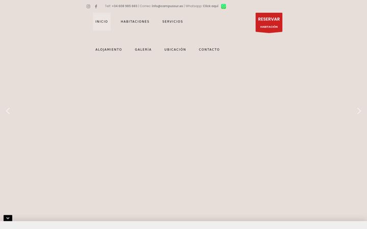 Screenshot stránky campussur.es