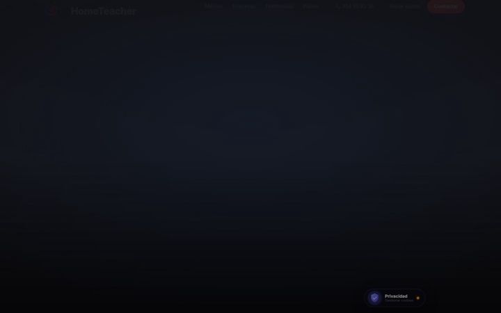 Screenshot of campusvirtualhometeacher.es