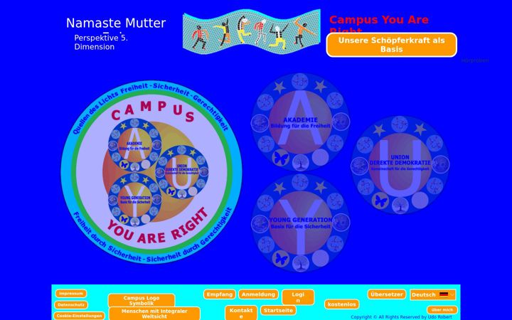 Screenshot of campusyouareright.org