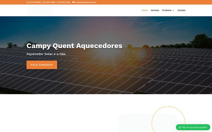 Екранна снимка на campyquent.com.br