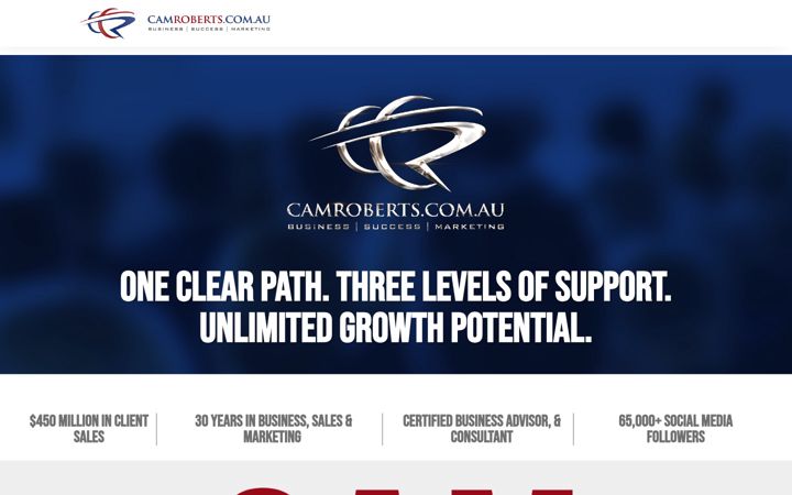 Captură de ecran a camroberts.com.au