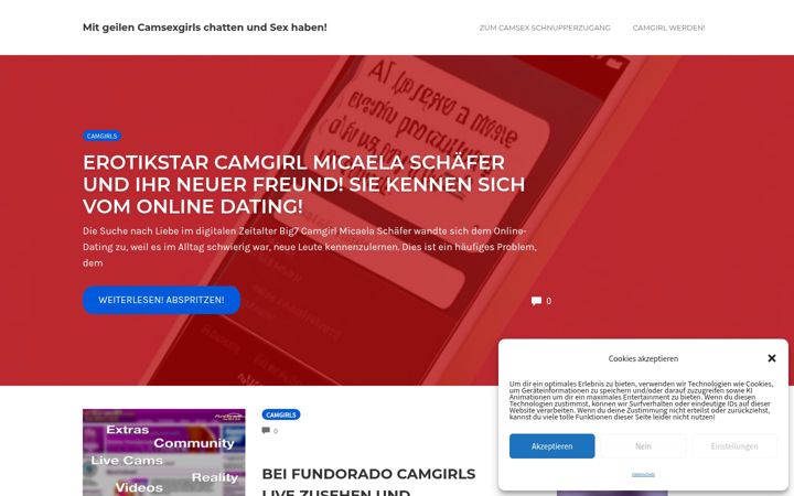 Screenshot of camsexgirls.info
