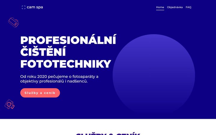 Screenshot ta' camspa.cz