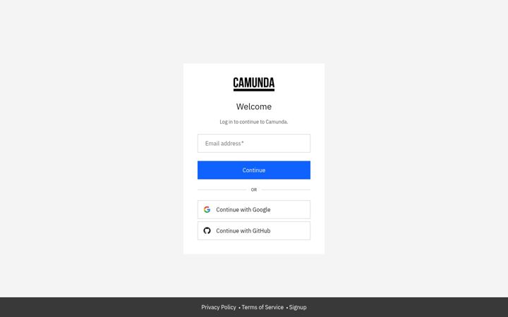 Screenshot of camunda.io