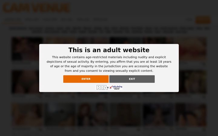 Screenshot von camvenue.com