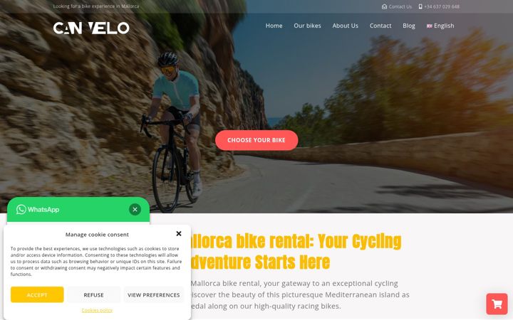 Screenshot of can-velo-mallorca.com