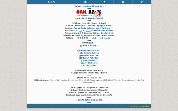 Screenshot di can.az