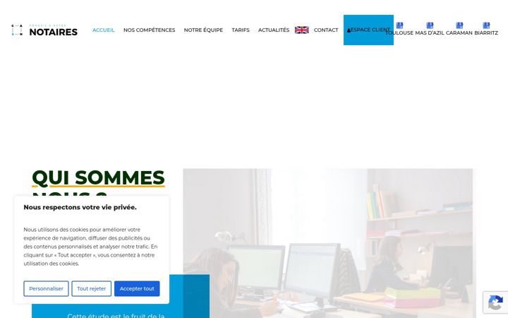 Skærmbillede af can.notaires.fr