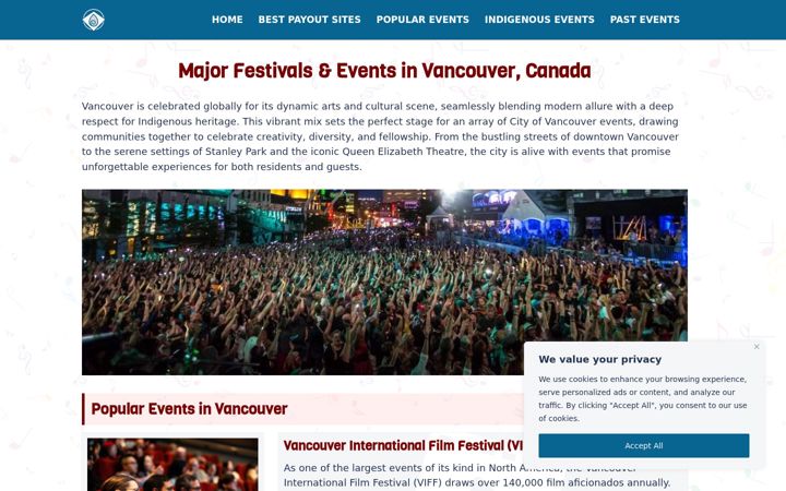 Screenshot του canada150plus.ca