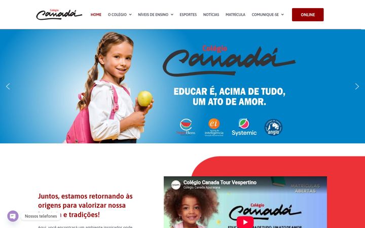 Screenshot of canadaapucarana.com.br