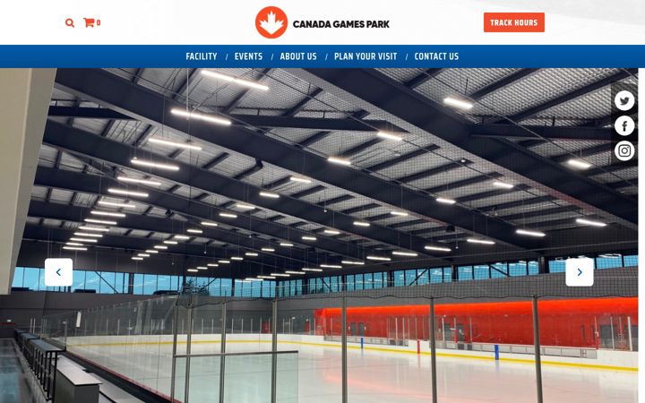 Screenshot of canadagamespark.ca