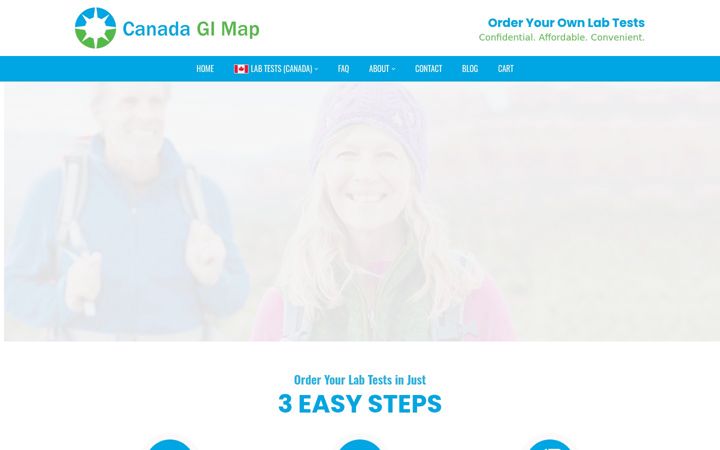 Screenshot of canadagimap.com
