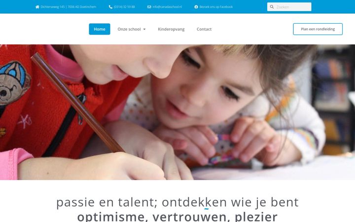 Screenshot of canadaschool.nl