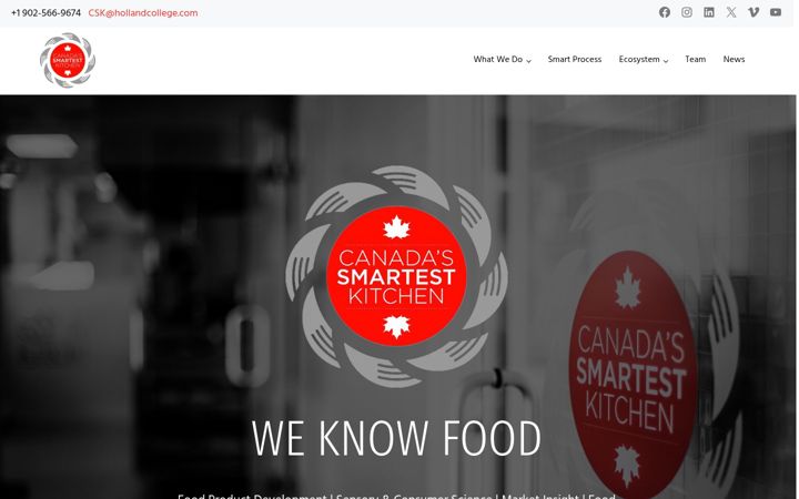 Screenshot of canadasmartestkitchen.com