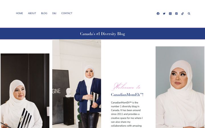 Screenshot of canadianmomeh.com