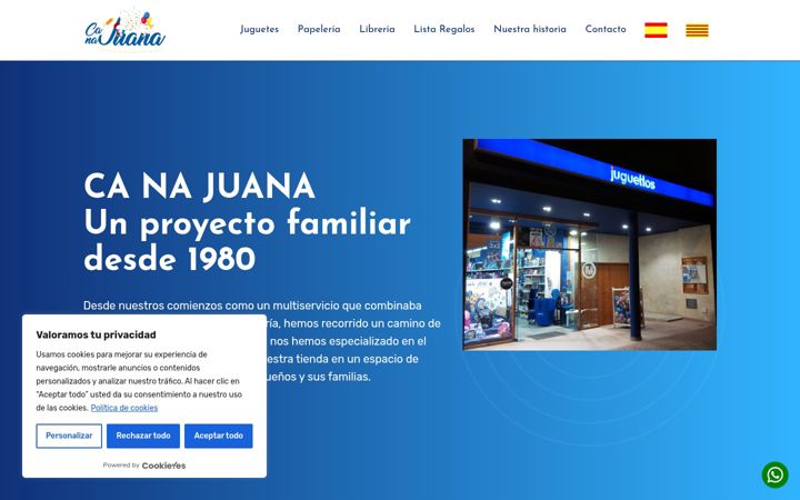 Screenshot of canajuanaonline.com