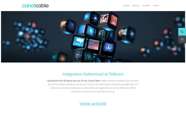 Snímek obrazovky canal-cable.fr
