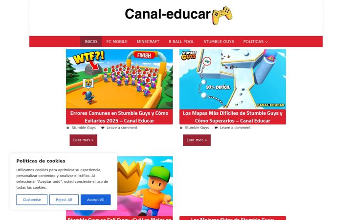 Screenshot of canal-educar.net