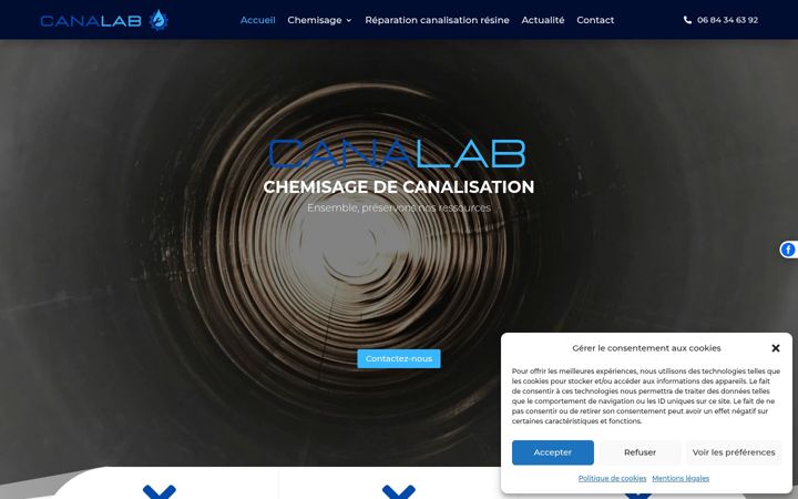 Snímek obrazovky canalab31.fr