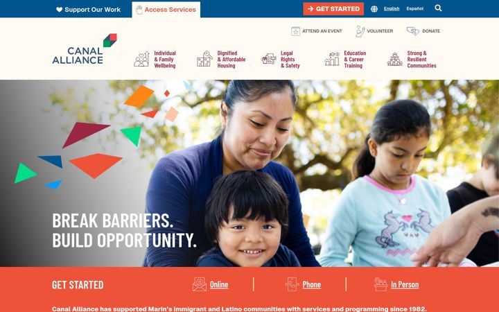 Screenshot of canalalliance.org