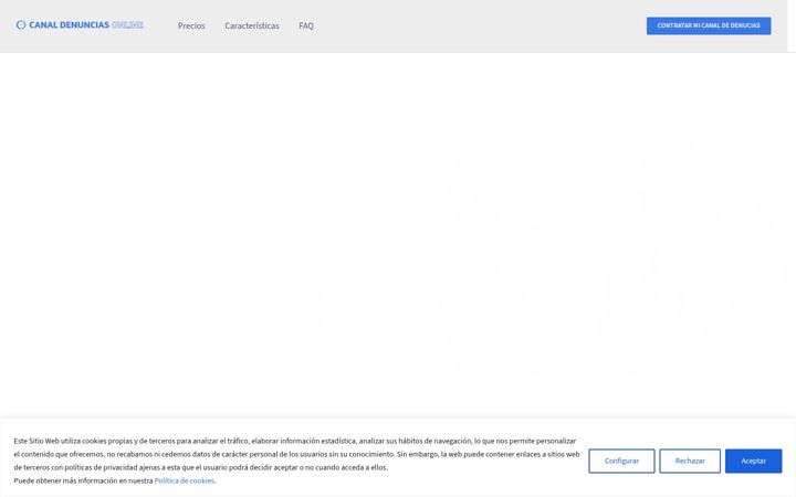 Screenshot of canaldenunciasonline.com