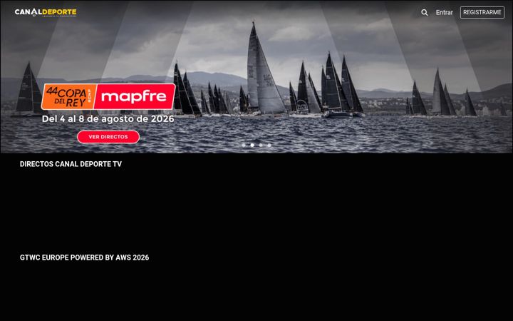 Screenshot of canaldeporte.com