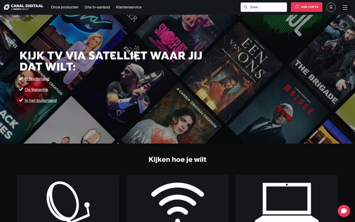 Screenshot of canaldigitaal.nl