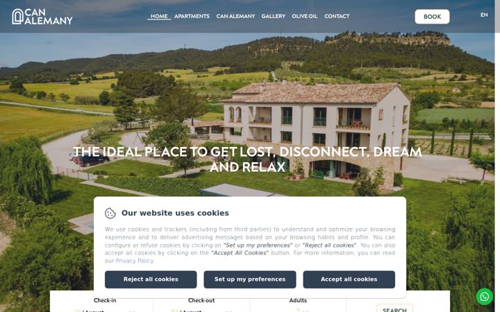 Screenshot of canalemany.com