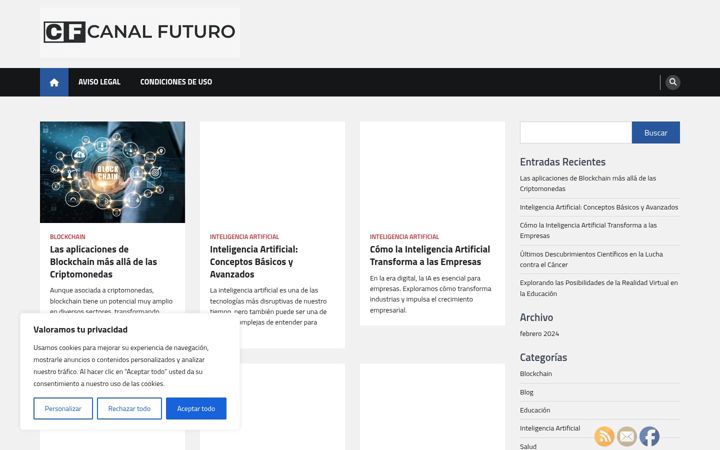 Screenshot of canalfuturo.com