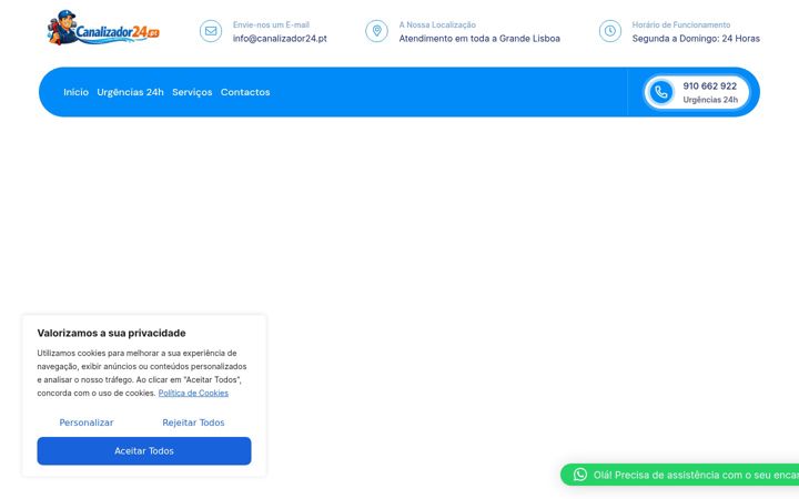 Screenshot of canalizador24.pt