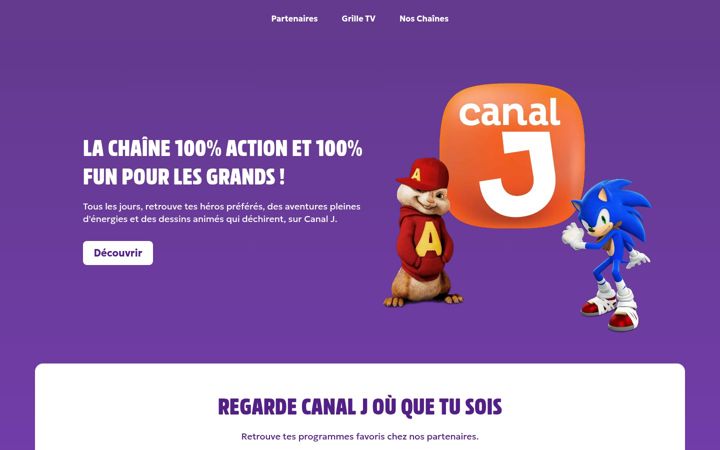 Screenshot of canalj.fr