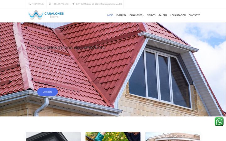 Screenshot of canalonesmadrid.org
