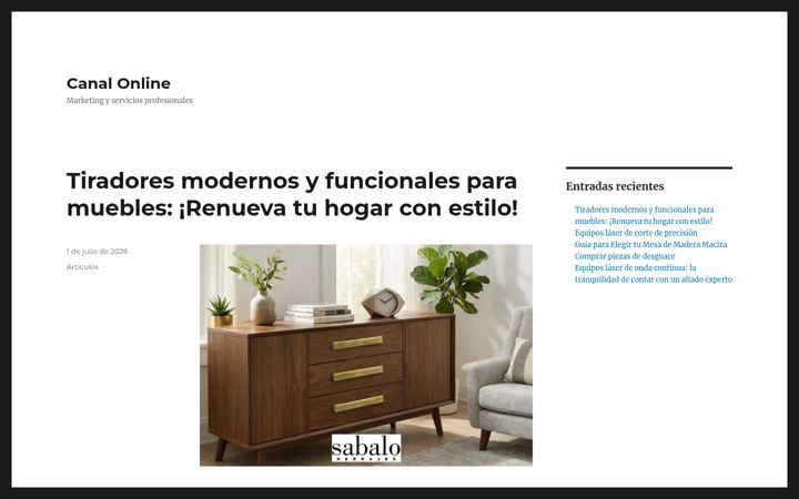 Screenshot of canalonline.com.es
