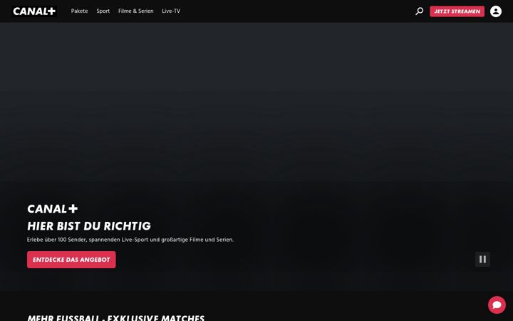 Screenshot of canalplus.at