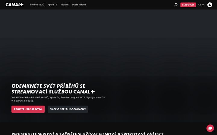 Screenshot of canalplus.cz