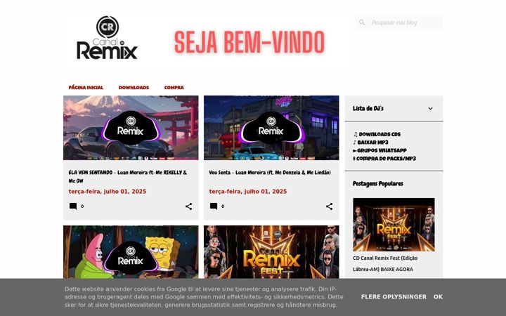 Screenshot of canalremix.com