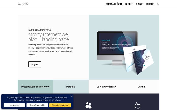 Screenshot of canaq.net