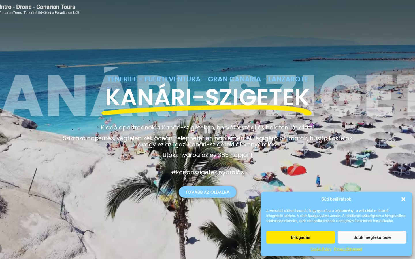 Screenshot tal-banner tal-kunsens muri qabel kwalunkwe interazzjoni