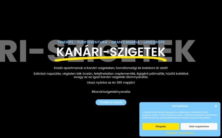 Screenshot of canariantours.com