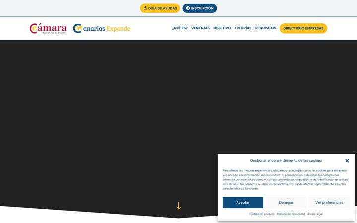Capture d'écran de canarias-expande.es