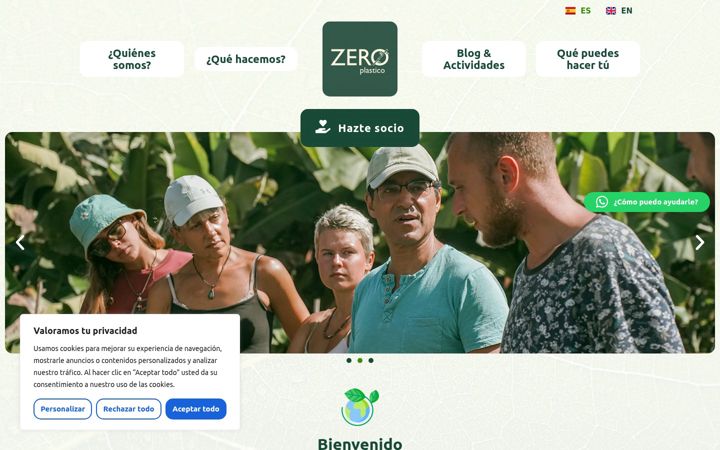 Screenshot of canarias0plastico.org