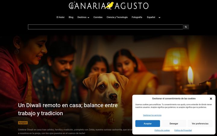 Screenshot of canariasagusto.com