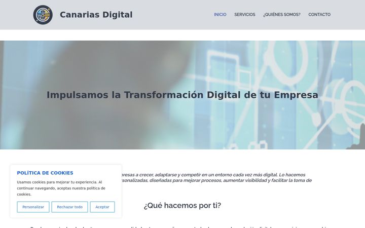 Screenshot of canariasdigital.es